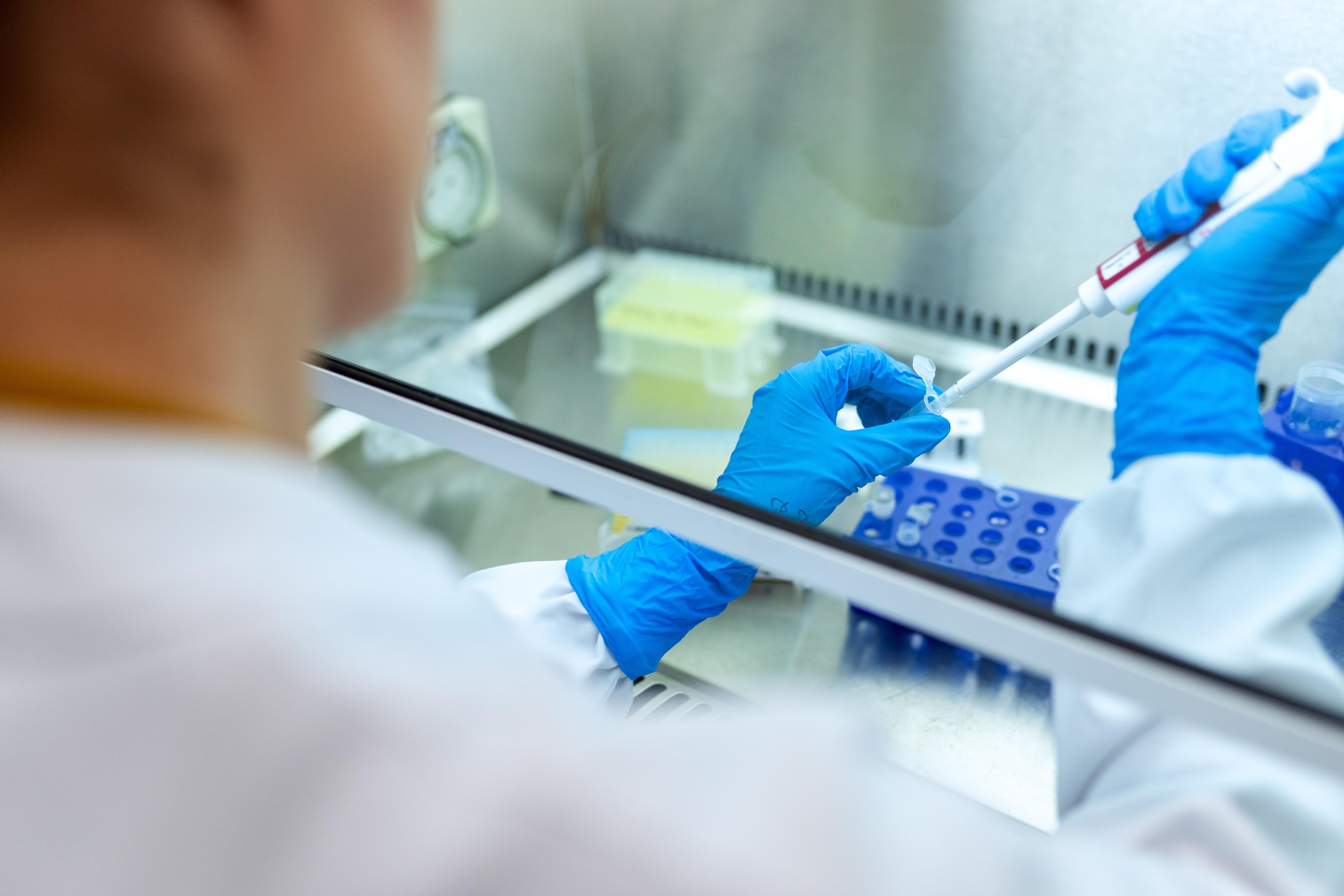 Lab Tech with Dropper