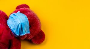 Bear with COVID Mask