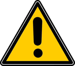 Yellow Caution Sign
