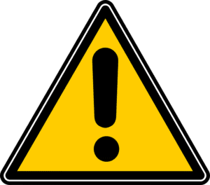 Yellow Caution Sign