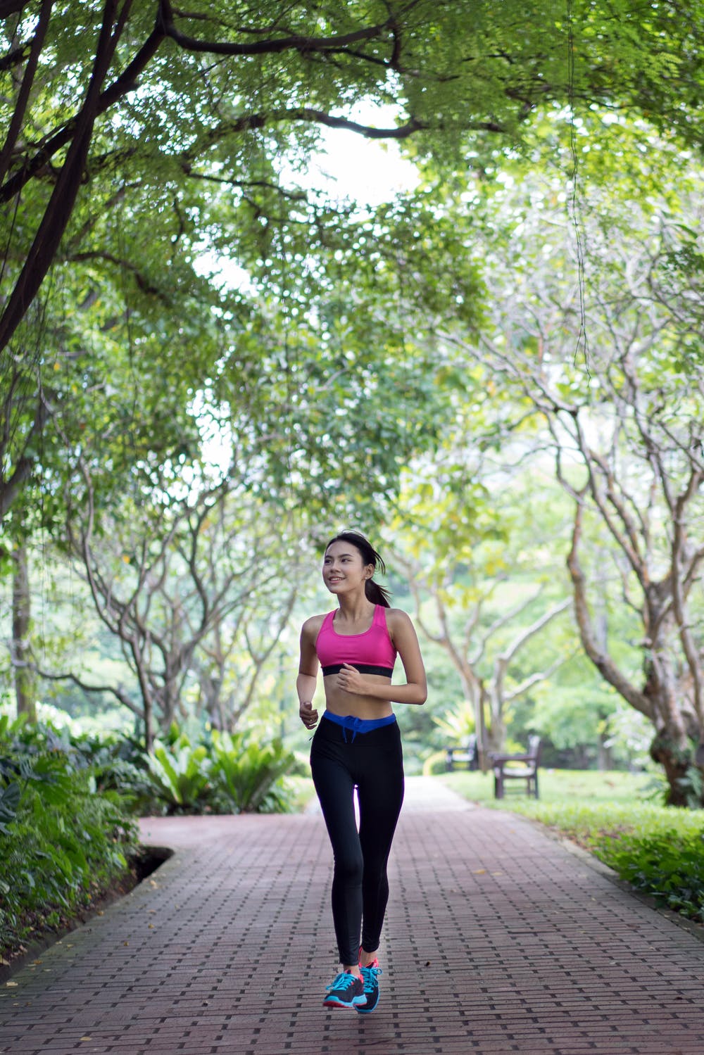 women running for mental health