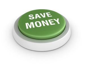 Save Money Button - Green