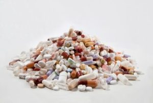 Large pile of pills