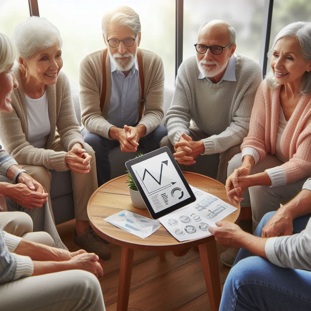 Group talking about Medicare